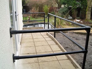 Hand Rail for Disabled Safety at House in Bolton